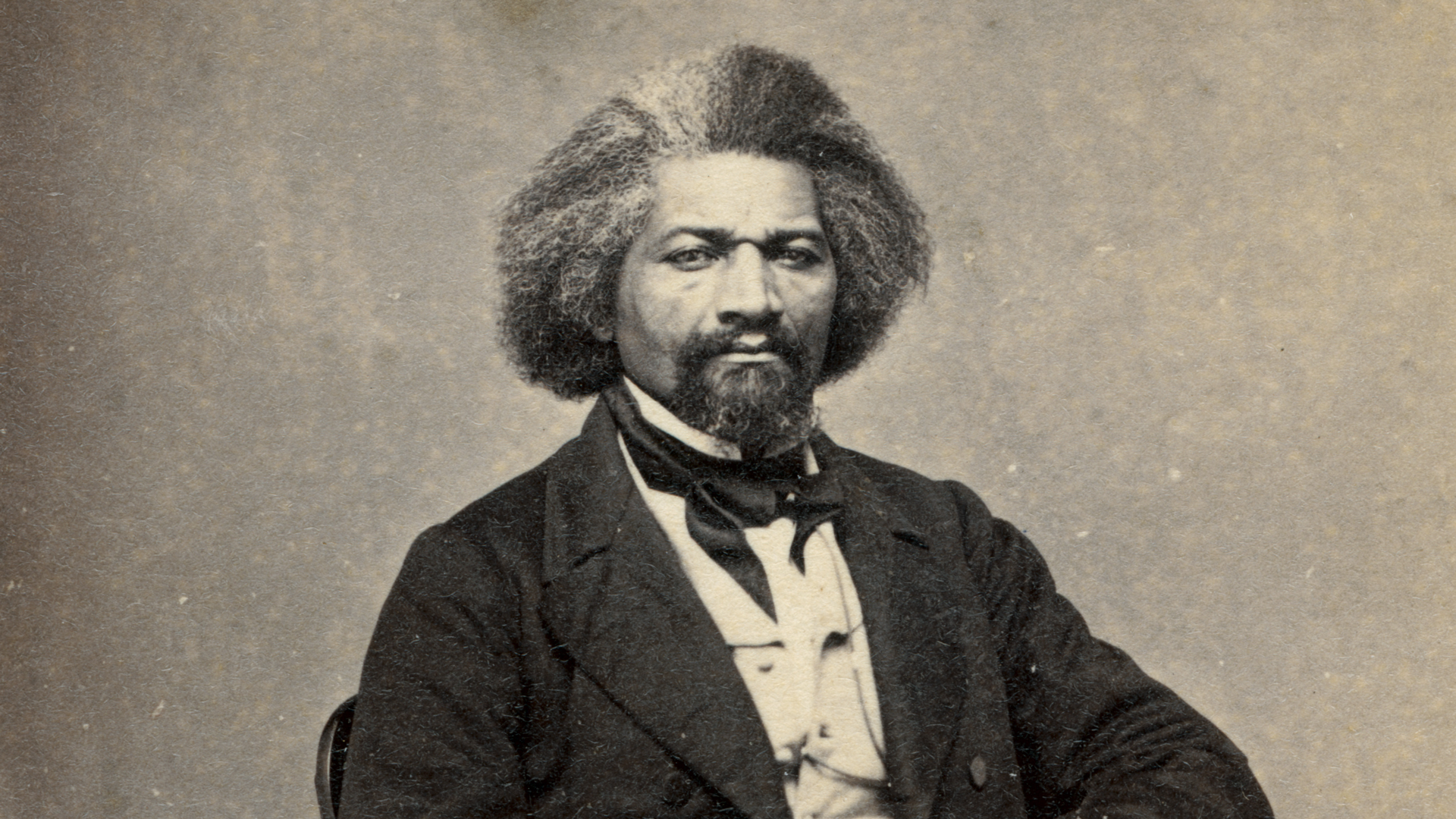 Photograhp of Frederick Douglas in a suit.